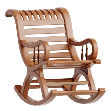 Rocking chair  3D Icon