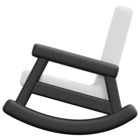 Rocking Chair  3D Icon