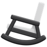 rocking chair 3d logo