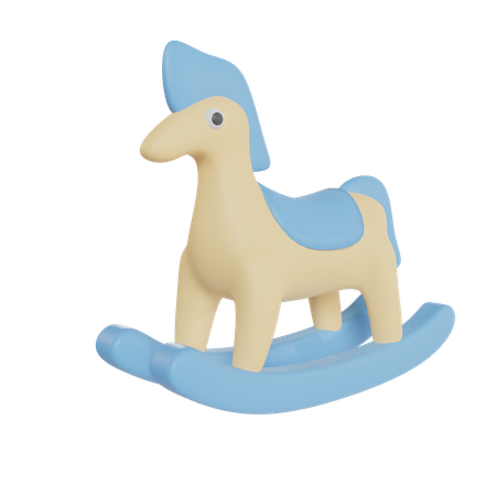 Rocking horse  3D Icon