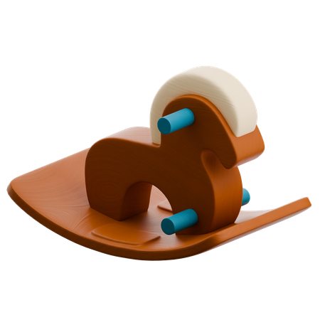Rocking Horse  3D Icon