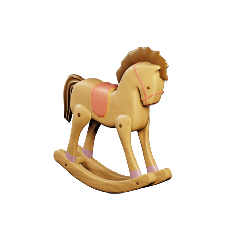 Rocking Horse  3D Icon