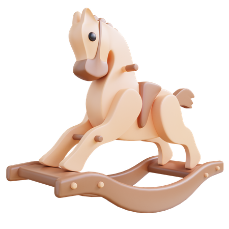 Rocking Horse  3D Icon