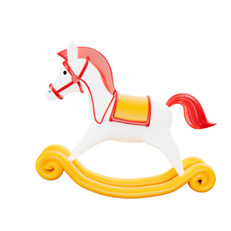 Rocking Horse  3D Icon