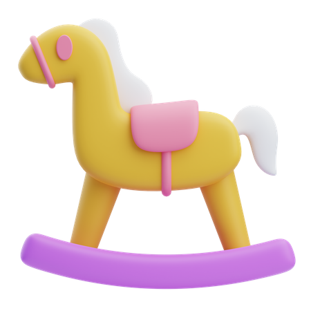 Rocking Horse  3D Icon