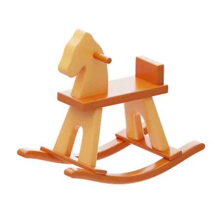 Rocking Horse  3D Icon