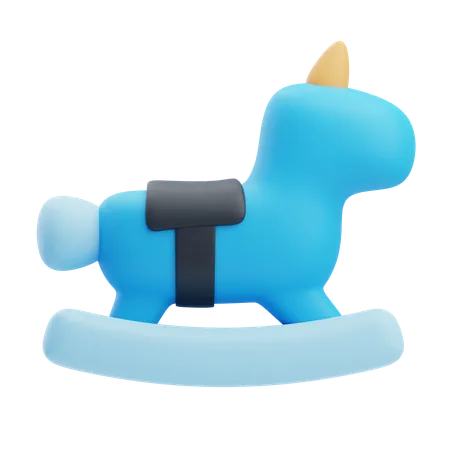 Rocking Horse  3D Icon