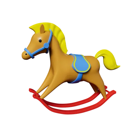 Rocking Horse  3D Icon