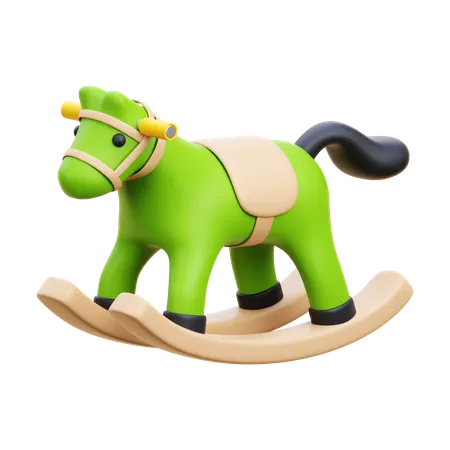 Rocking Horse  3D Icon