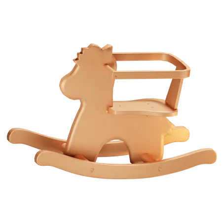 Rocking Horse  3D Icon