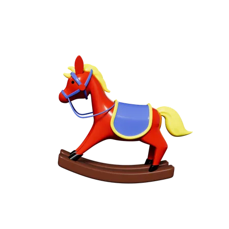 Rocking Horse  3D Icon