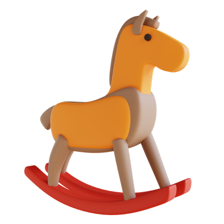 Rocking Horse  3D Icon