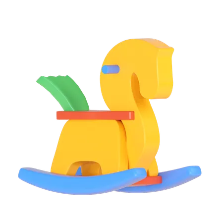 Rocking Horse  3D Icon