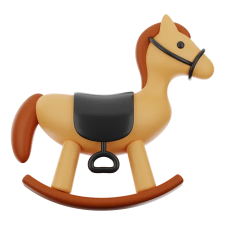 Rocking Horse  3D Icon