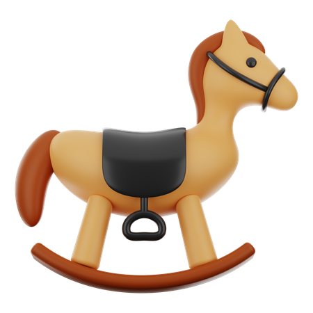 Rocking Horse  3D Icon