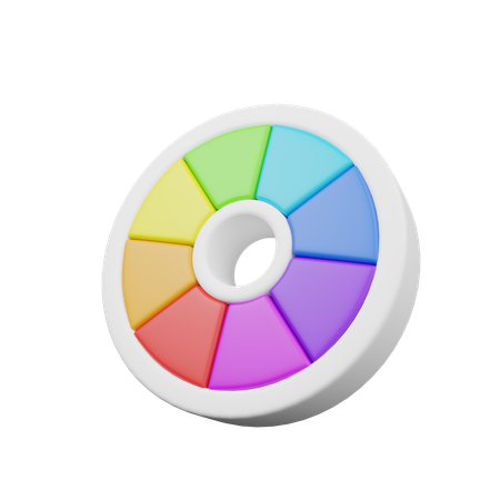 Roda  3D Icon