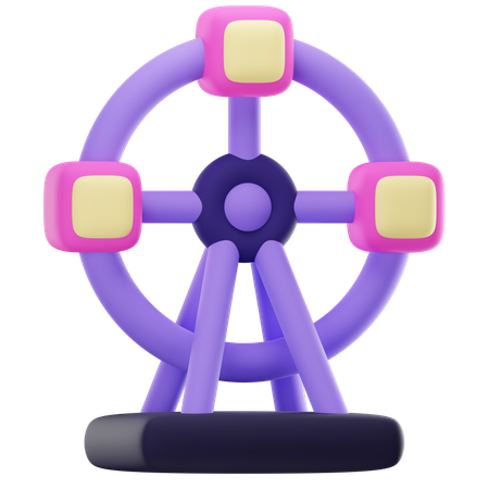 Roda-céu  3D Icon