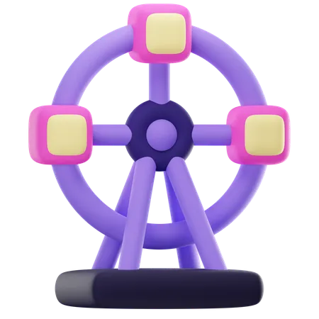 Roda-céu  3D Icon