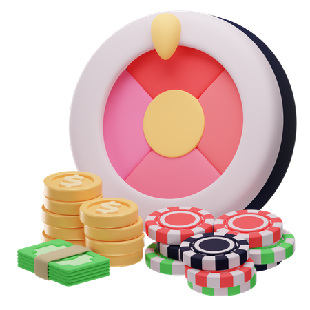 Roda da Fortuna  3D Icon