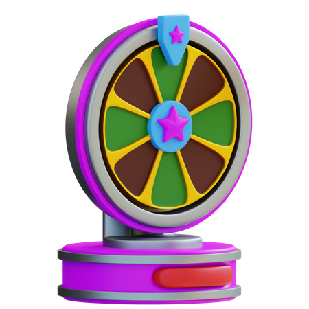 Roda da Fortuna  3D Icon