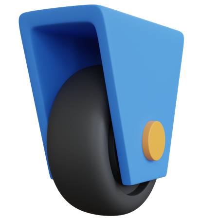 Roda de carrinho  3D Icon