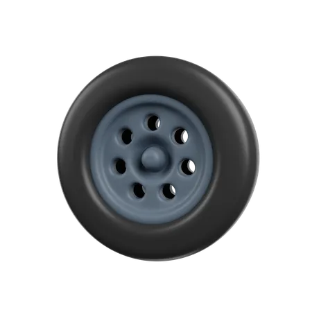 Roda de carro  3D Icon