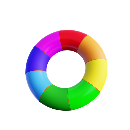 Roda de cores  3D Icon