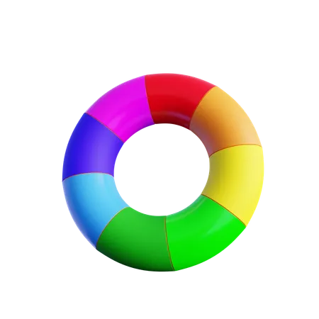 Roda de cores  3D Icon