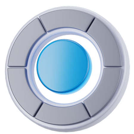 Roda de cores  3D Icon