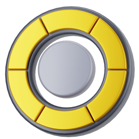 Roda de cores  3D Icon