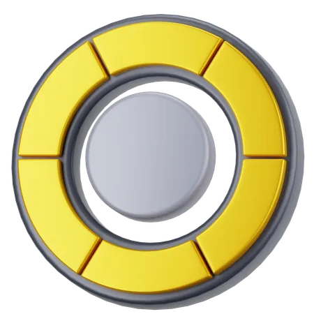 Roda de cores  3D Icon