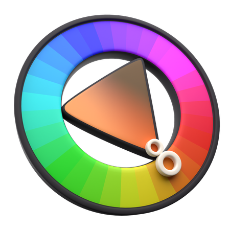 Roda de cores  3D Icon