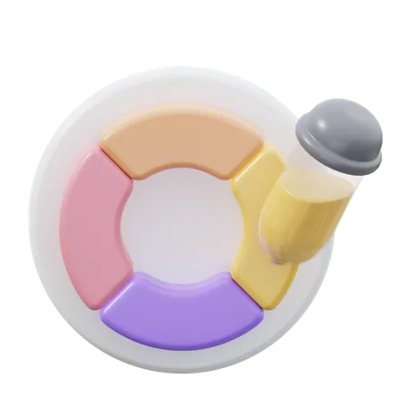 Roda de cores  3D Icon