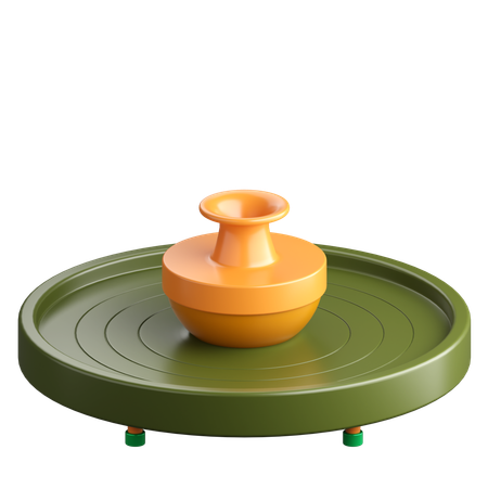 Roda de oleiro  3D Icon