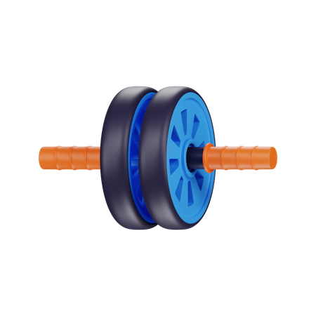 Roda de rolo  3D Icon