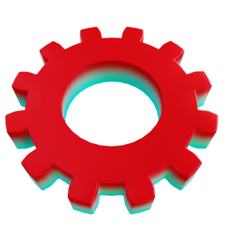 Roda dentada  3D Icon