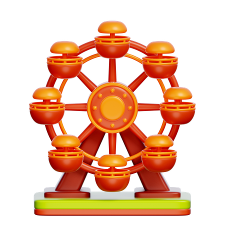 Roda gigante  3D Icon