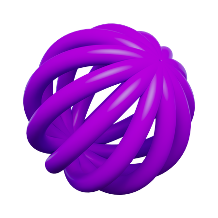 Rodada abstrata  3D Icon