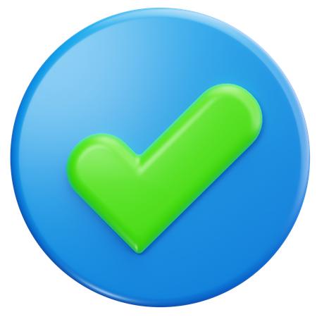 Rodada Aprovada  3D Icon