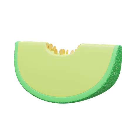 Rodaja de melón  3D Illustration