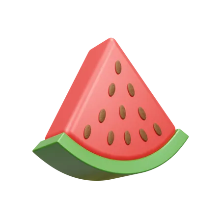 Rodaja de sandia  3D Icon