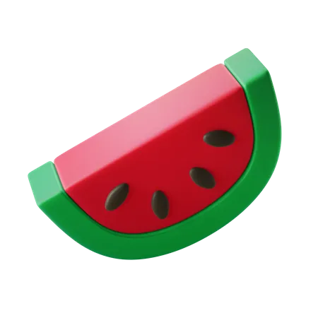 Rodaja de sandia  3D Icon