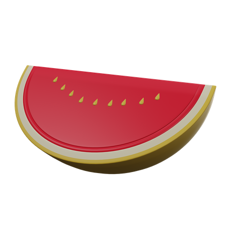 Rodaja de sandia  3D Icon