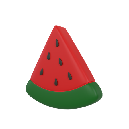 Rodaja de sandia  3D Icon