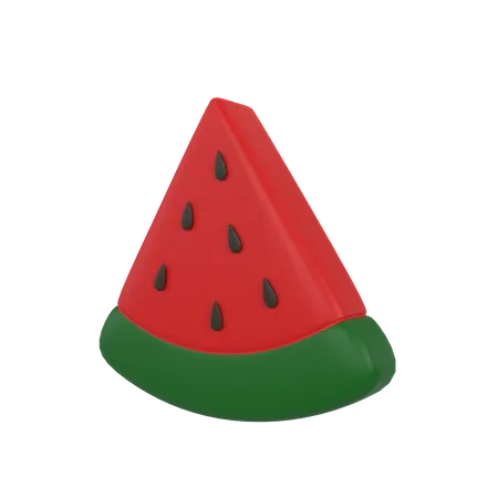 Rodaja de sandia  3D Icon