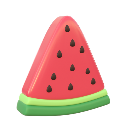 Rodaja de sandia  3D Icon