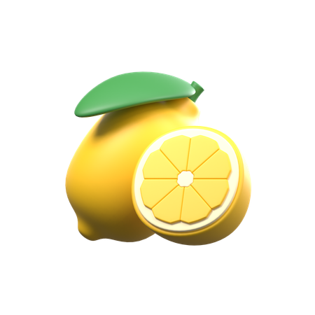 Rodajas de limones  3D Icon