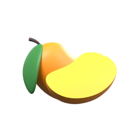 Rodajas de mango  3D Icon