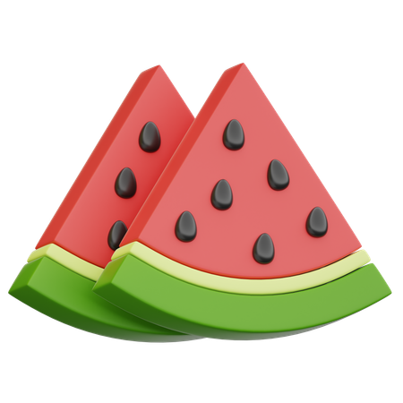 Rodajas de sandia  3D Icon