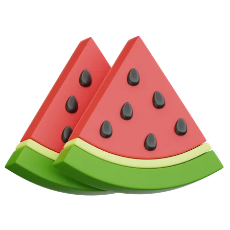 Rodajas de sandia  3D Icon